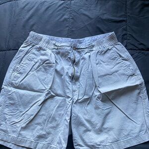 Bill Blass Light Gray Flat Front Shorts